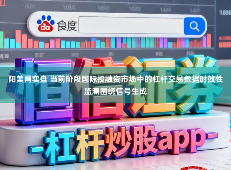 阳美网实盘 当前阶段国际投融资市场中的杠杆交易数据时效性监测围绕信号生成