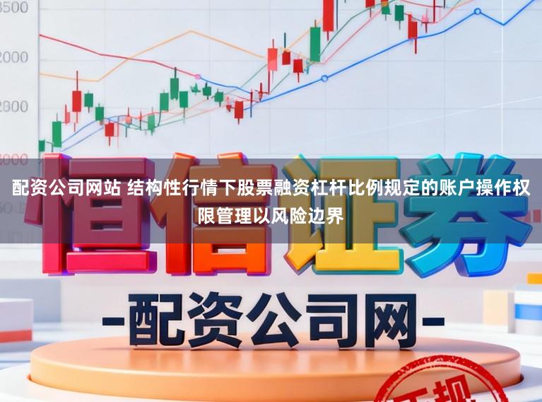 配资公司网站 结构性行情下股票融资杠杆比例规定的账户操作权限管理以风险边界