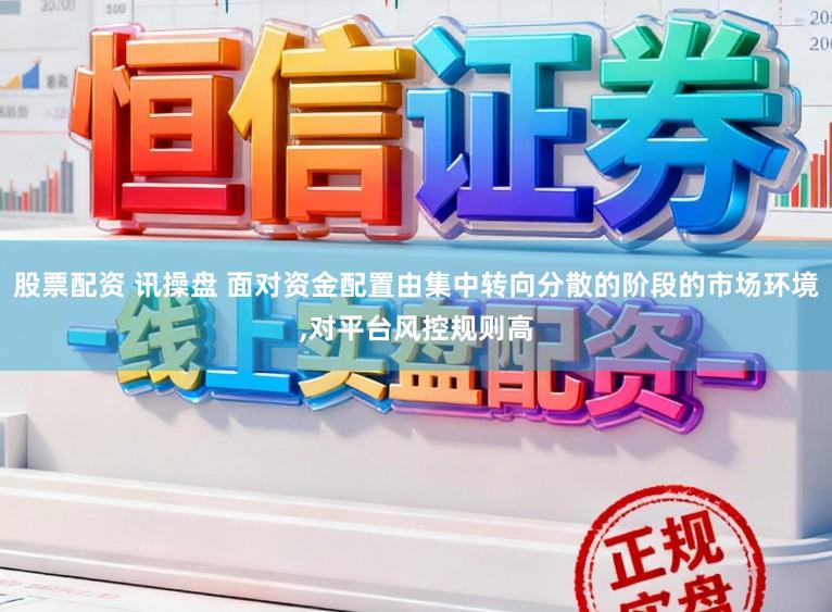 股票配资 讯操盘 面对资金配置由集中转向分散的阶段的市场环境,对平台风控规则高